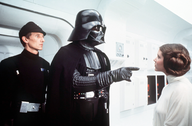 On the set of Star Wars: Episode IV—A New Hope. (Photo: Sunset Boulevard/Corbis/Getty Images)